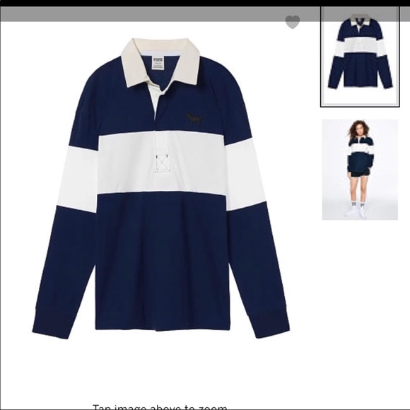 victoria secret rugby shirt